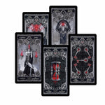 Black and Red Dark Tarot Card Set